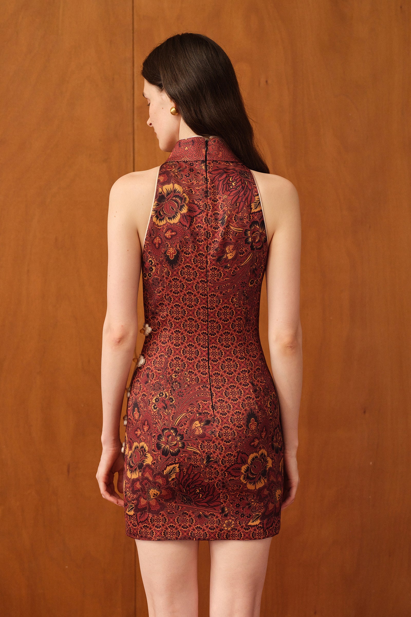 Maya Qipao (Russet)