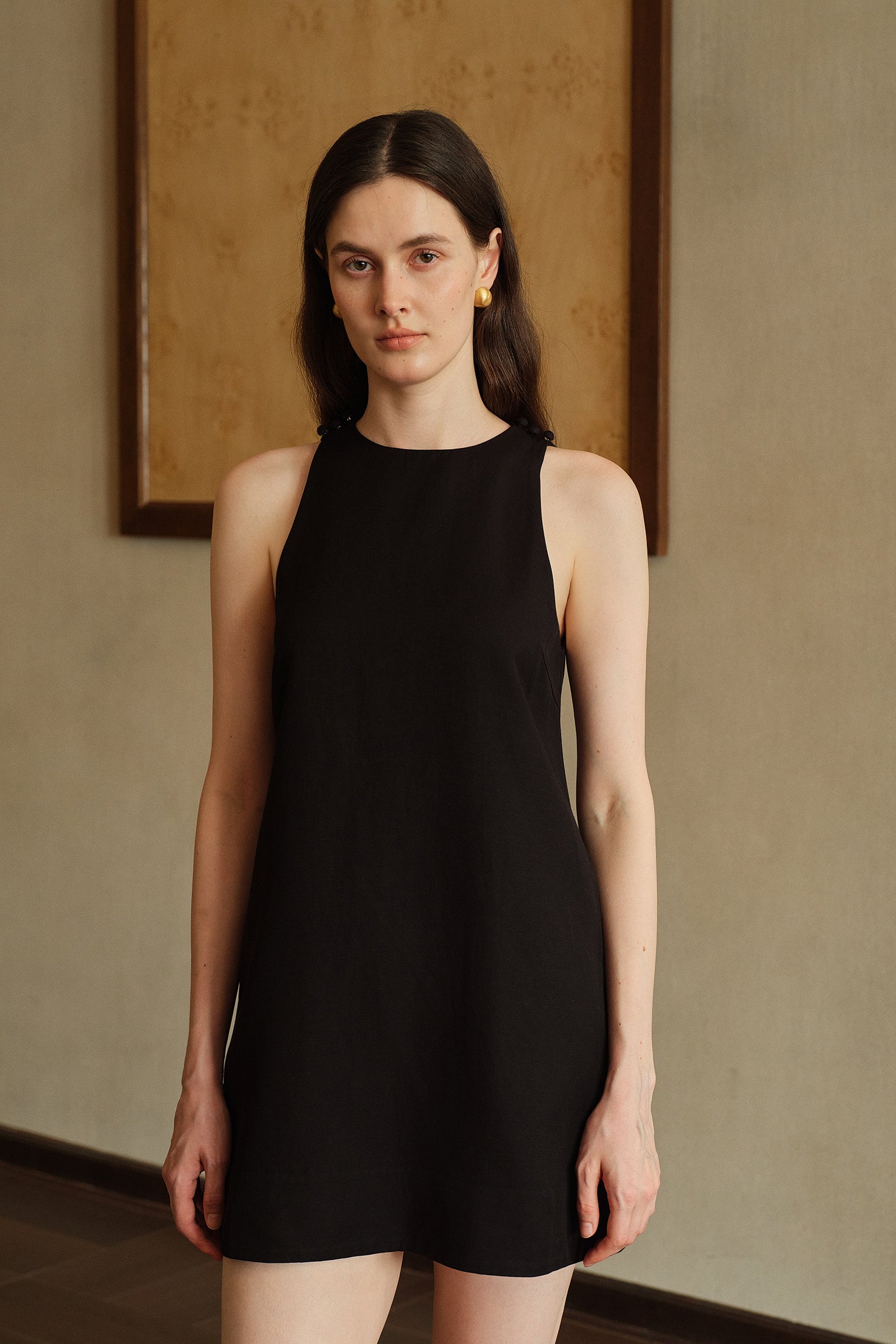 Margo Shift Dress (Black)