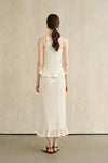 Sorra Midi Skirt (Snow White)