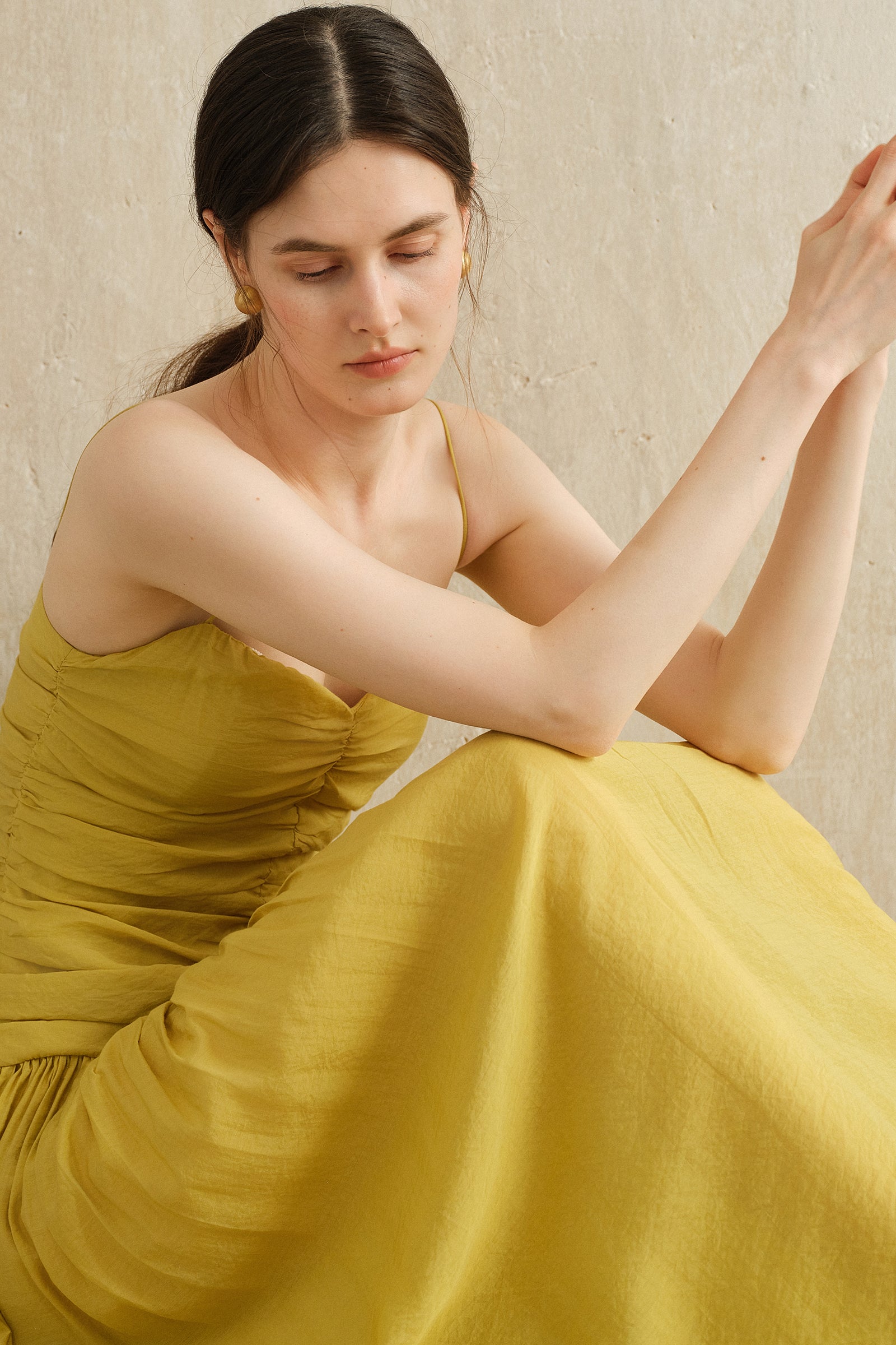 Palais Dress (Lime Leaf)