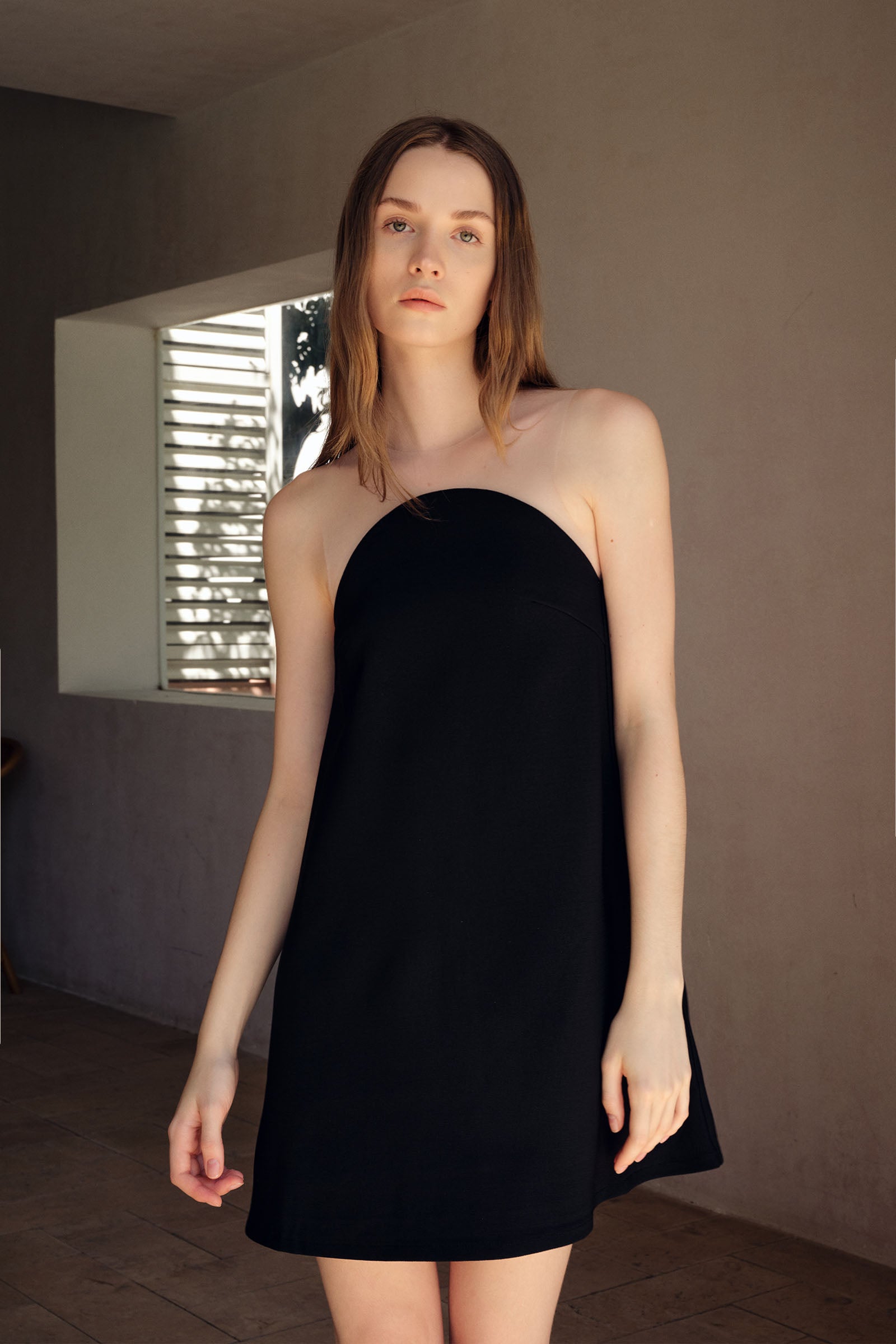 Luna Shift Dress (Black)