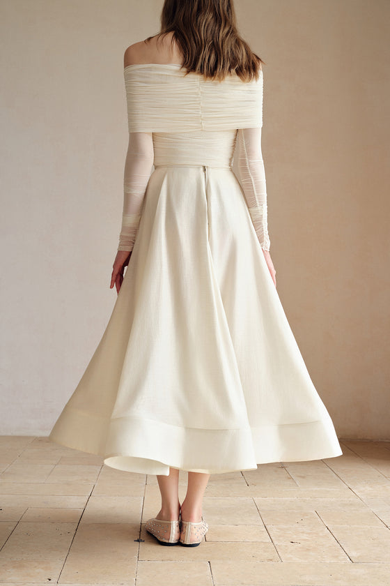 Linea Flare Midi Skirt