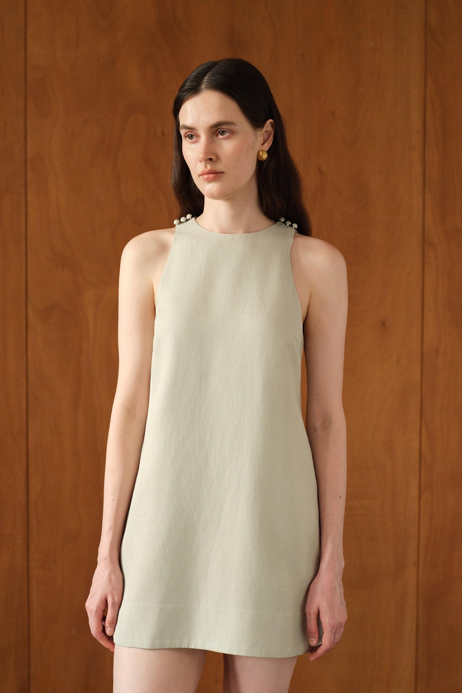 Margo Shift Dress (Eucalyptus)