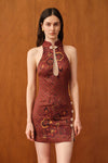 Maya Qipao (Russet)