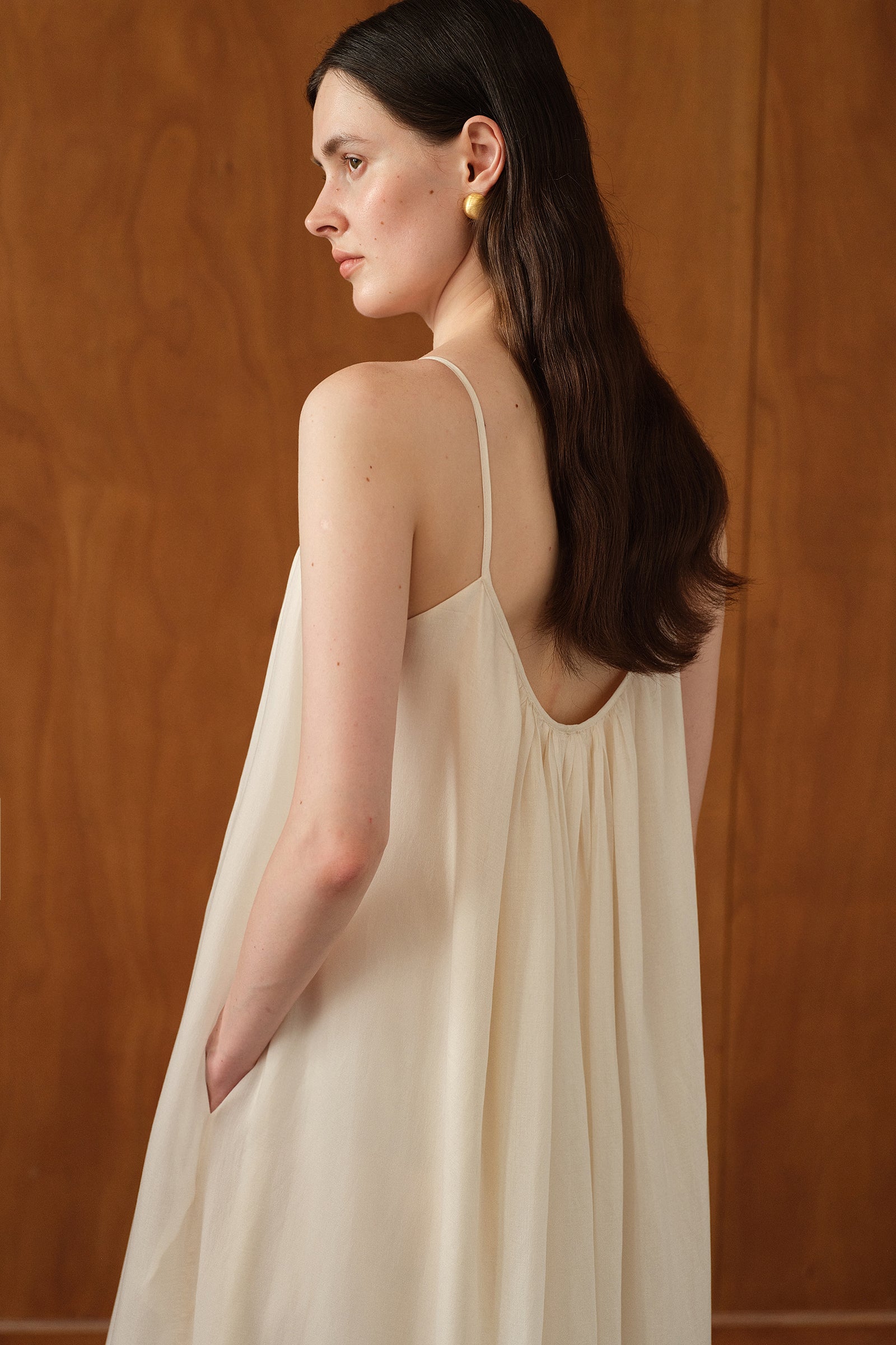 Paloma Dress (Ecru Mist)