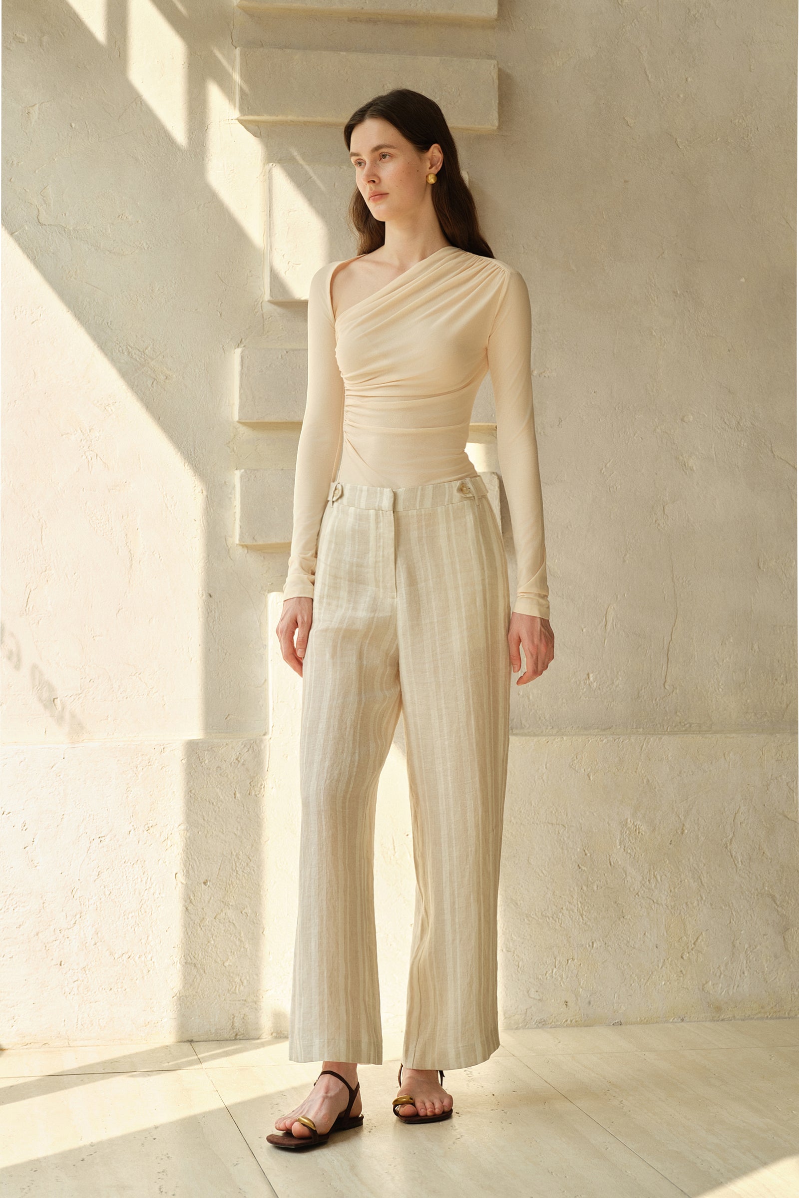 Tabe Pants (Canvas Stripe)
