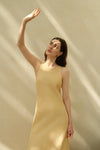 Yarra Linen Dress (Soft Butter)