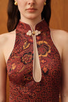 Maya Qipao (Russet)