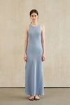 Yarra Linen Dress (Flax Blue)