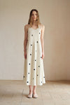 Bea Polka Printed Long Dress
