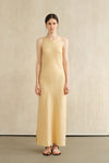 Yarra Linen Dress (Soft Butter)