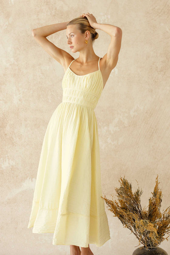 Dinne Dress (Butter)