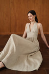 Penelope Dress (Natural Linen)