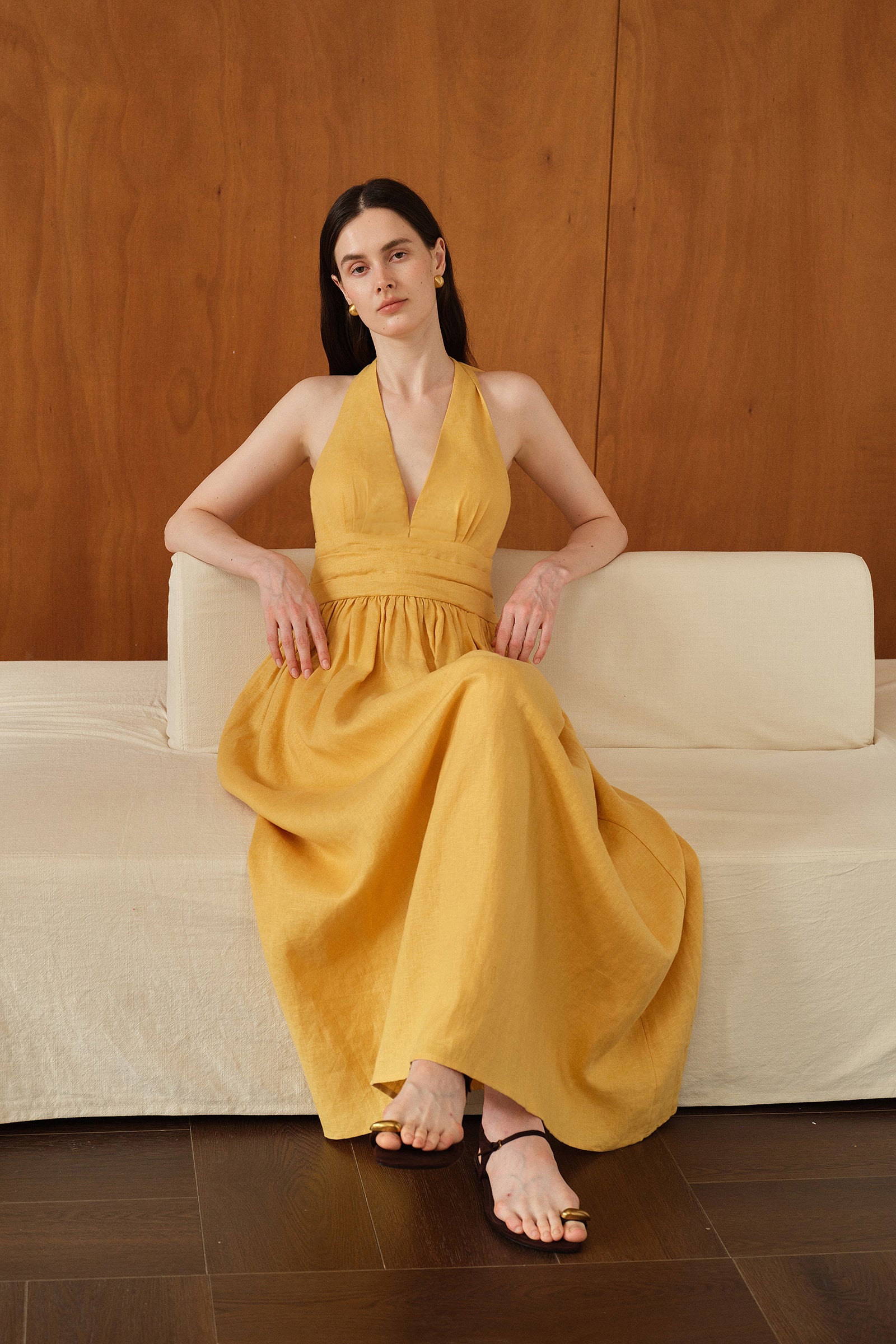 Penelope Dress (Marigold)