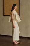 Mara Linen Midi Skirt (Natural Linen)