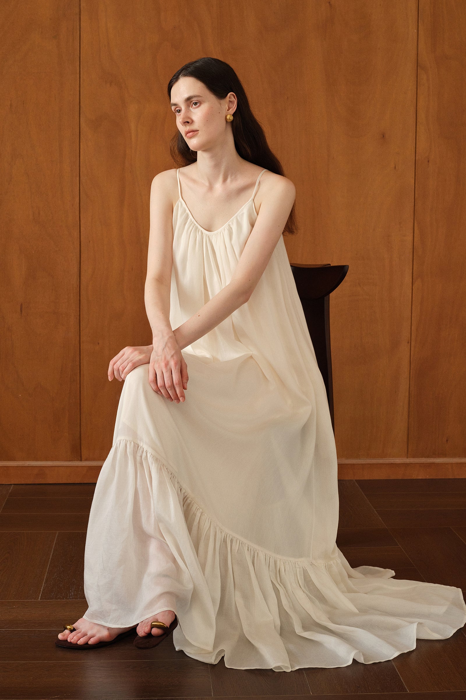 Paloma Dress (Ecru Mist)