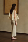Mara Linen Midi Skirt (Natural Linen)