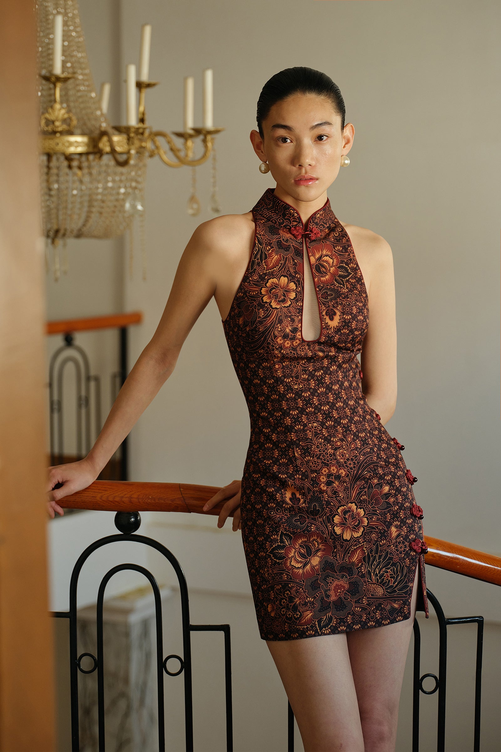 Maya Qipao (Ochre)