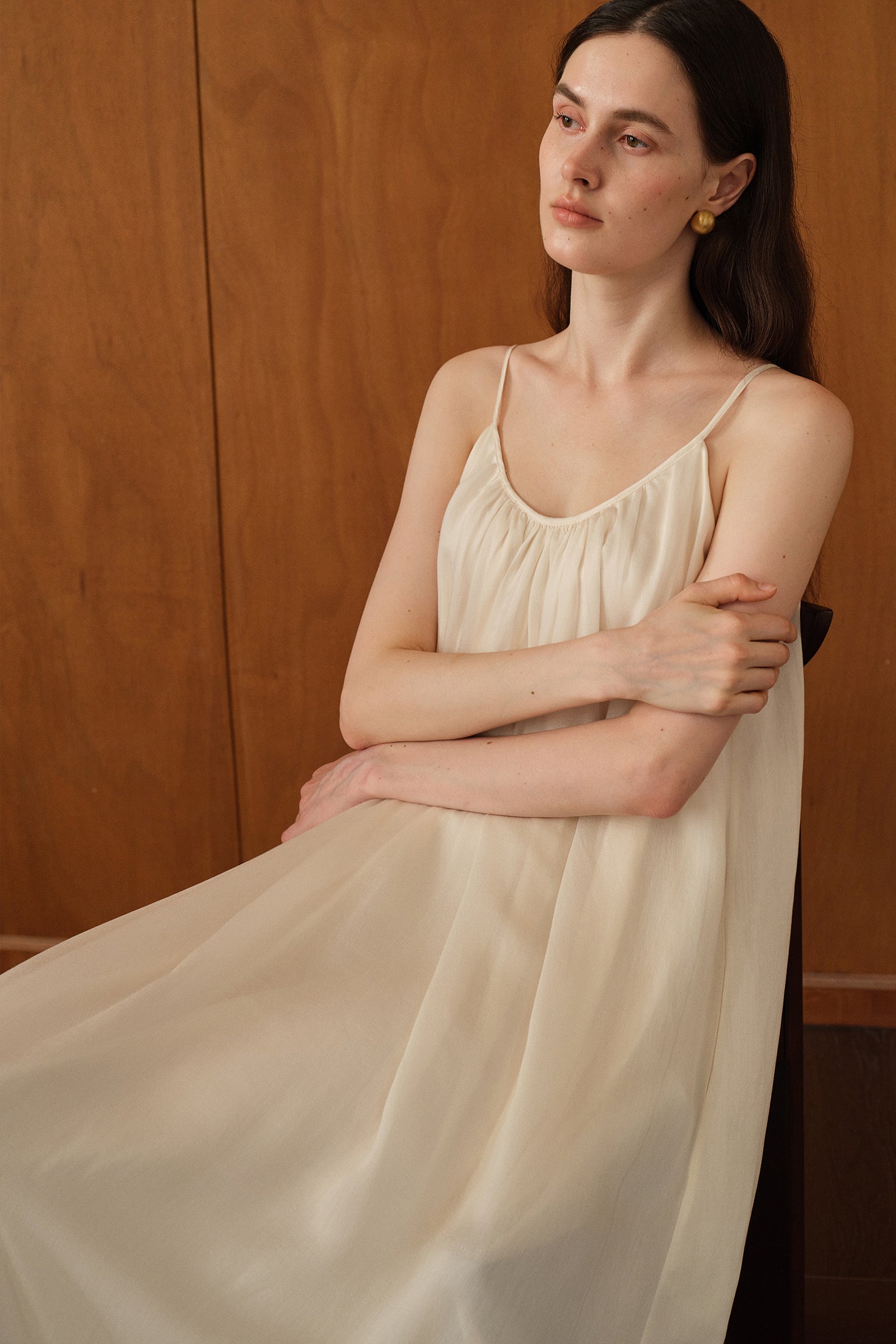 Paloma Dress (Ecru Mist)