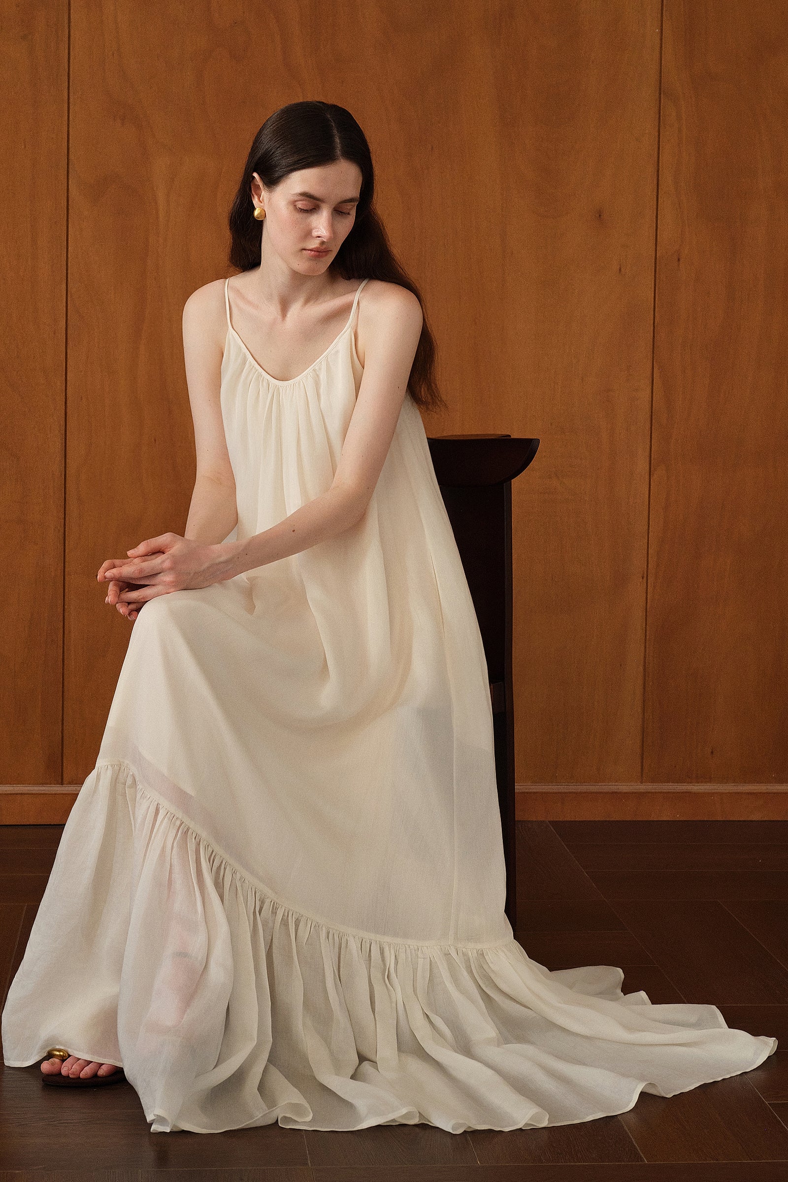 Paloma Dress (Ecru Mist)