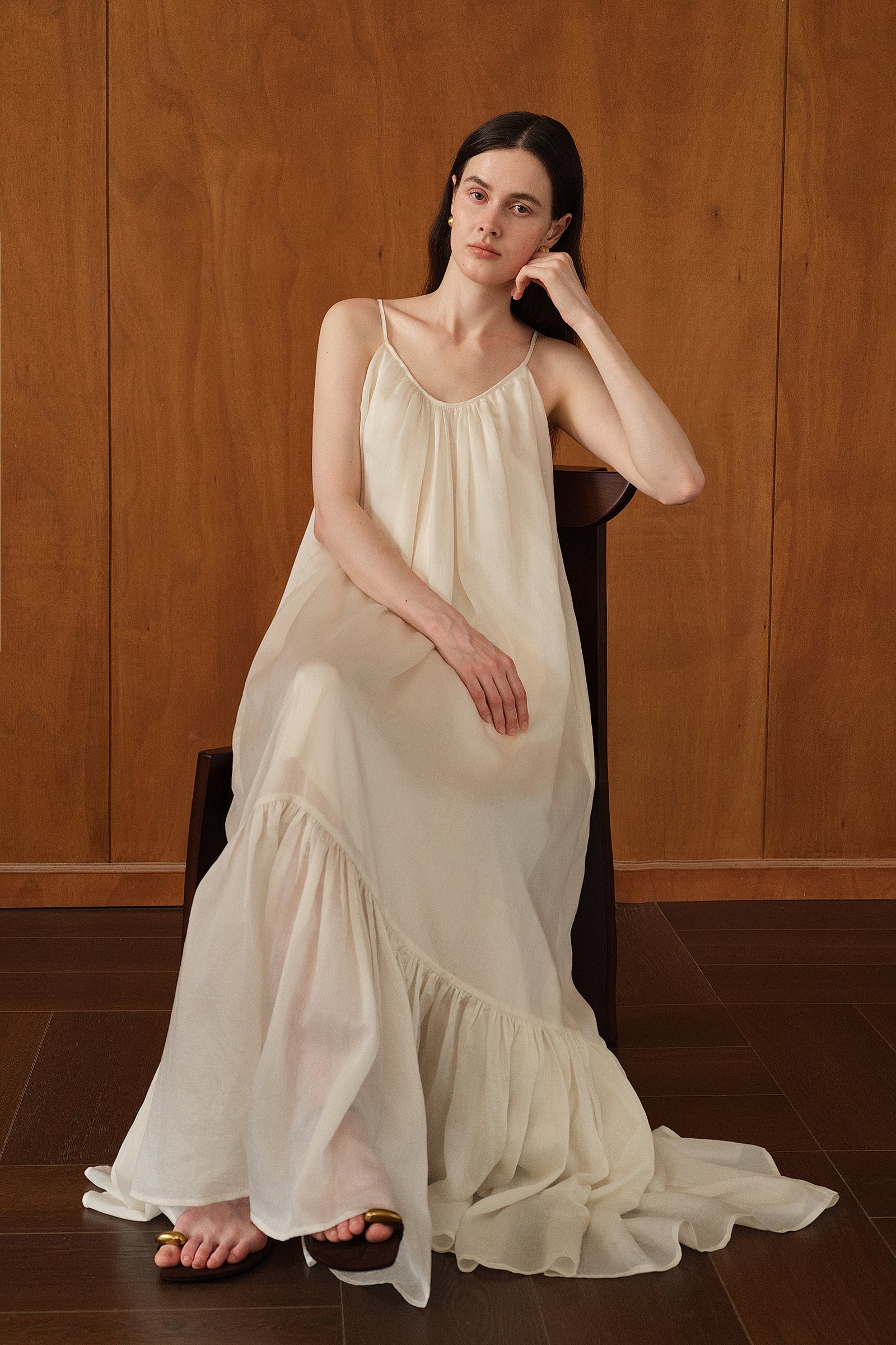 Paloma Dress (Ecru Mist)