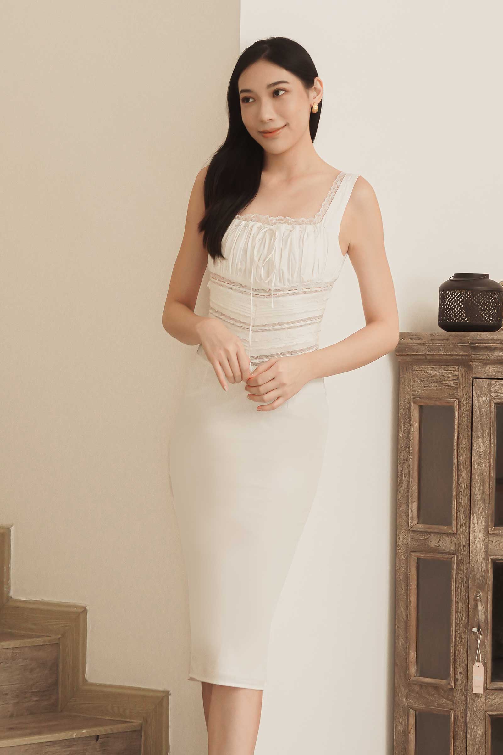 Drystalline Dress (White)