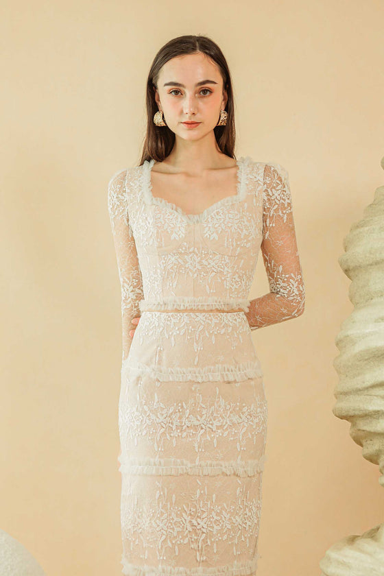 Dlorince Lace Set (White)