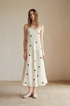Bea Polka Printed Long Dress
