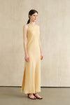 Yarra Linen Dress (Soft Butter)