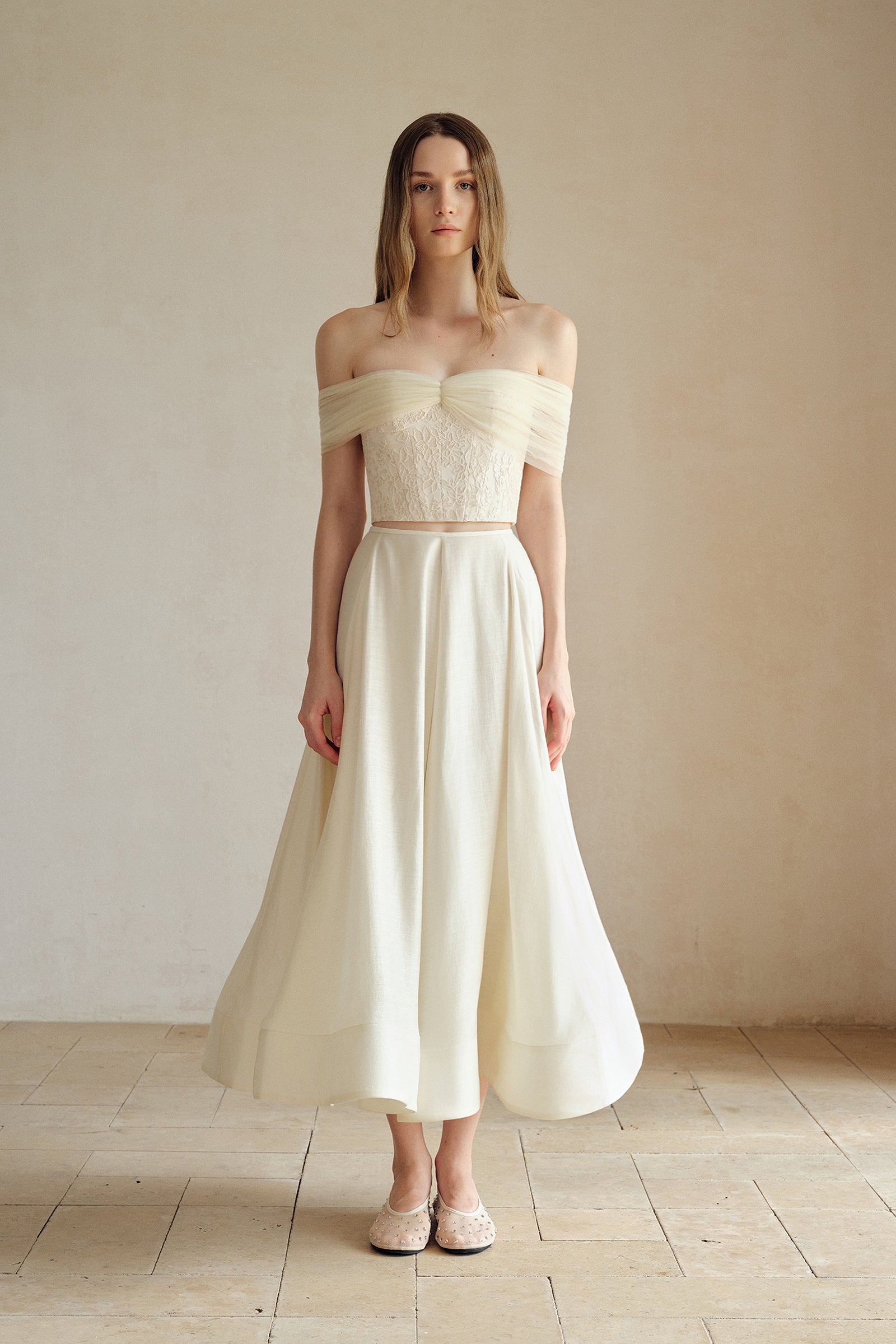 Linea Flare Midi Skirt