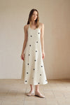 Bea Polka Printed Long Dress