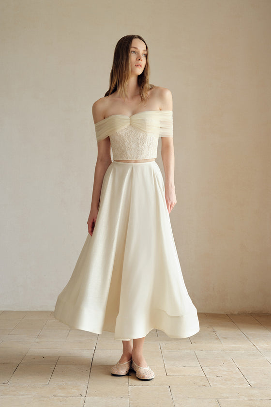 Linea Flare Midi Skirt