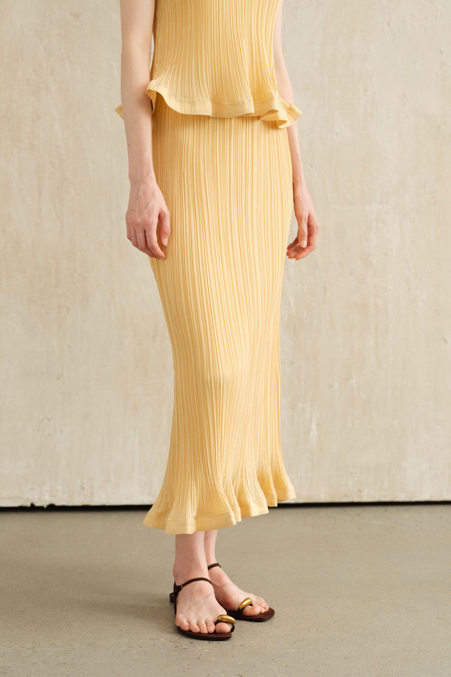 Sorra Midi Skirt (Primrose)