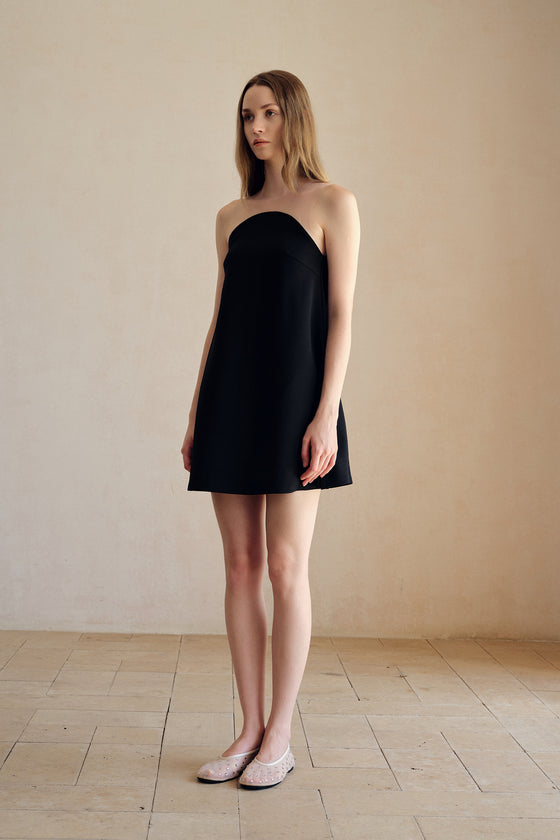Luna Shift Dress (Black)