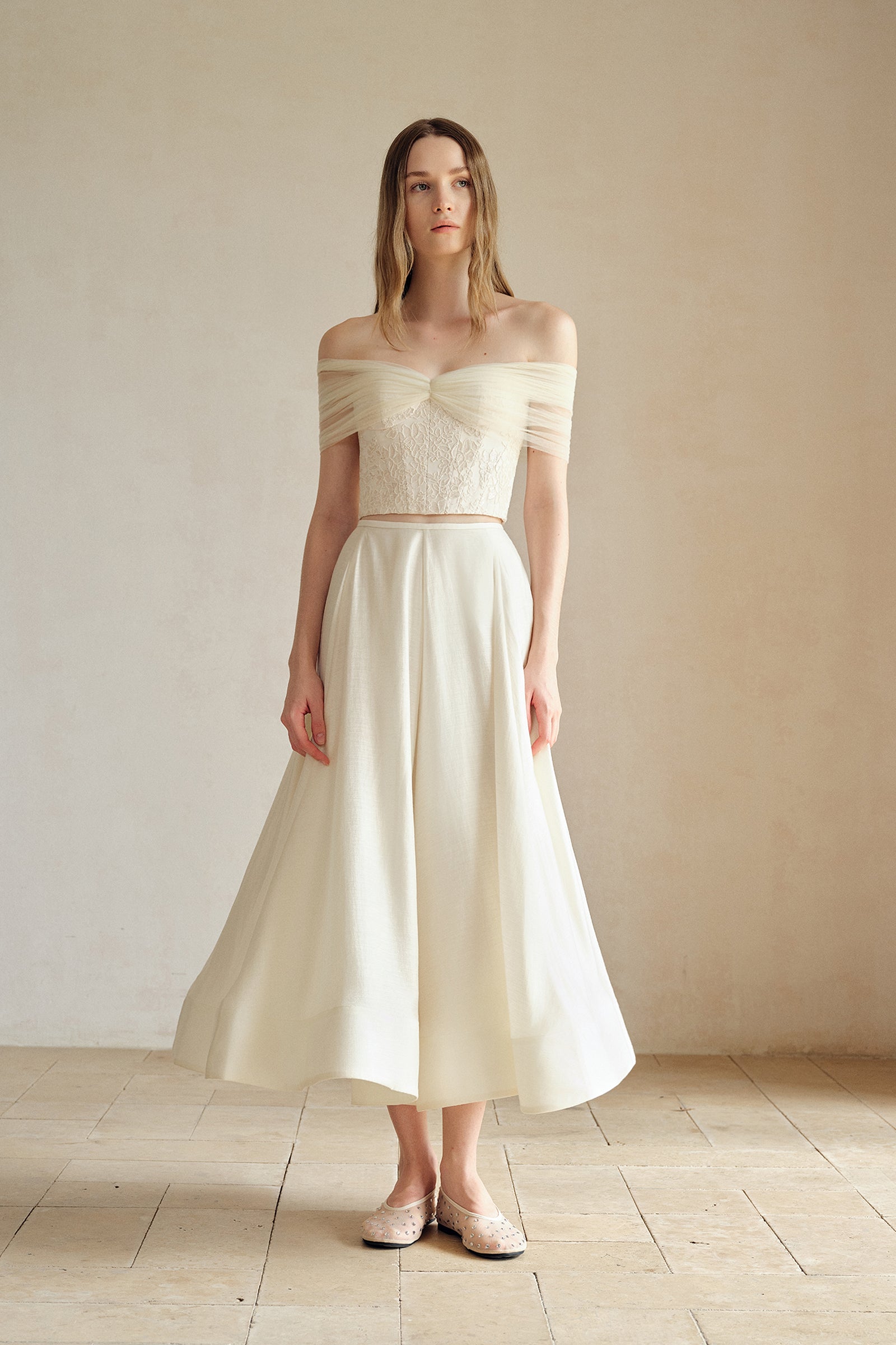 Linea Flare Midi Skirt