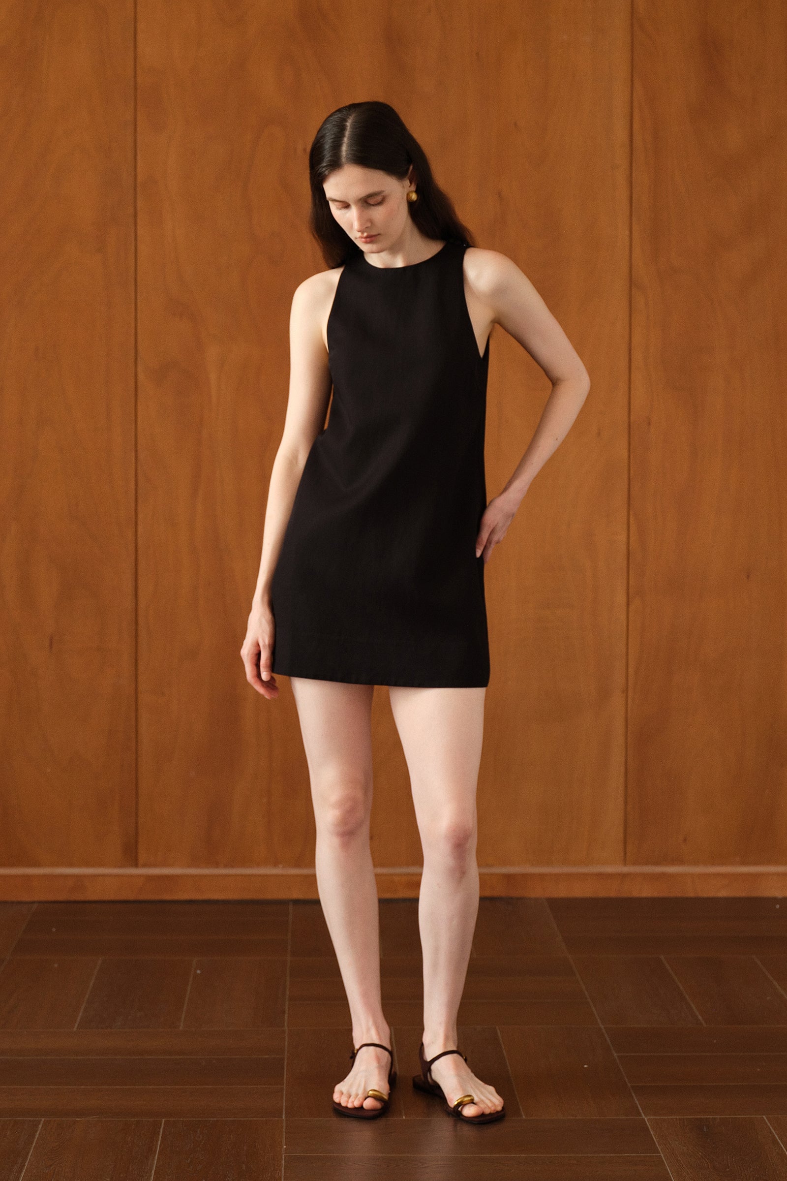 Margo Shift Dress (Black)