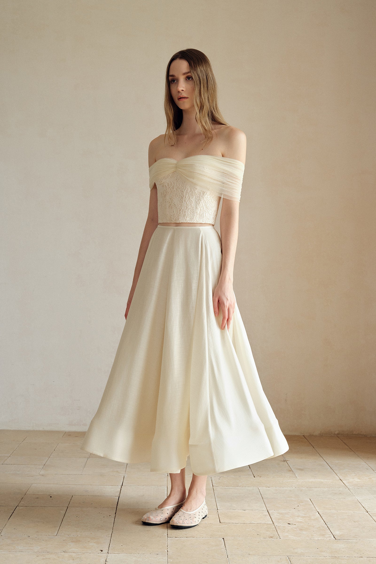 Linea Flare Midi Skirt