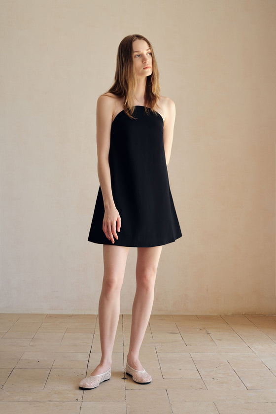 Luna Shift Dress (Black)