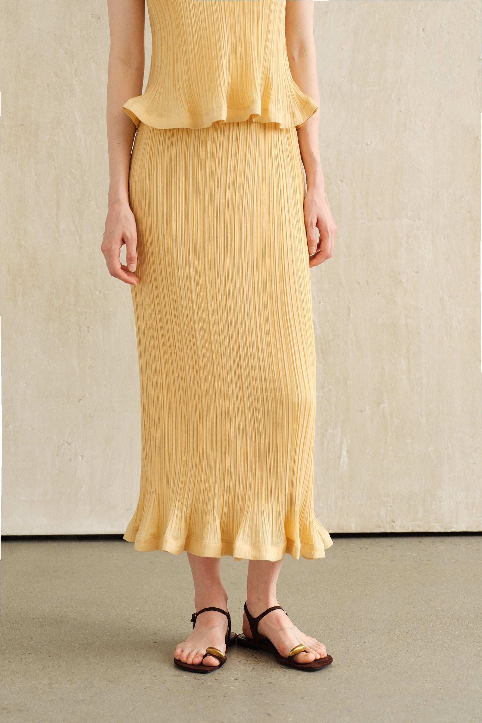 Sorra Midi Skirt (Primrose)
