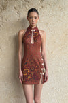 Maya Qipao (Russet)
