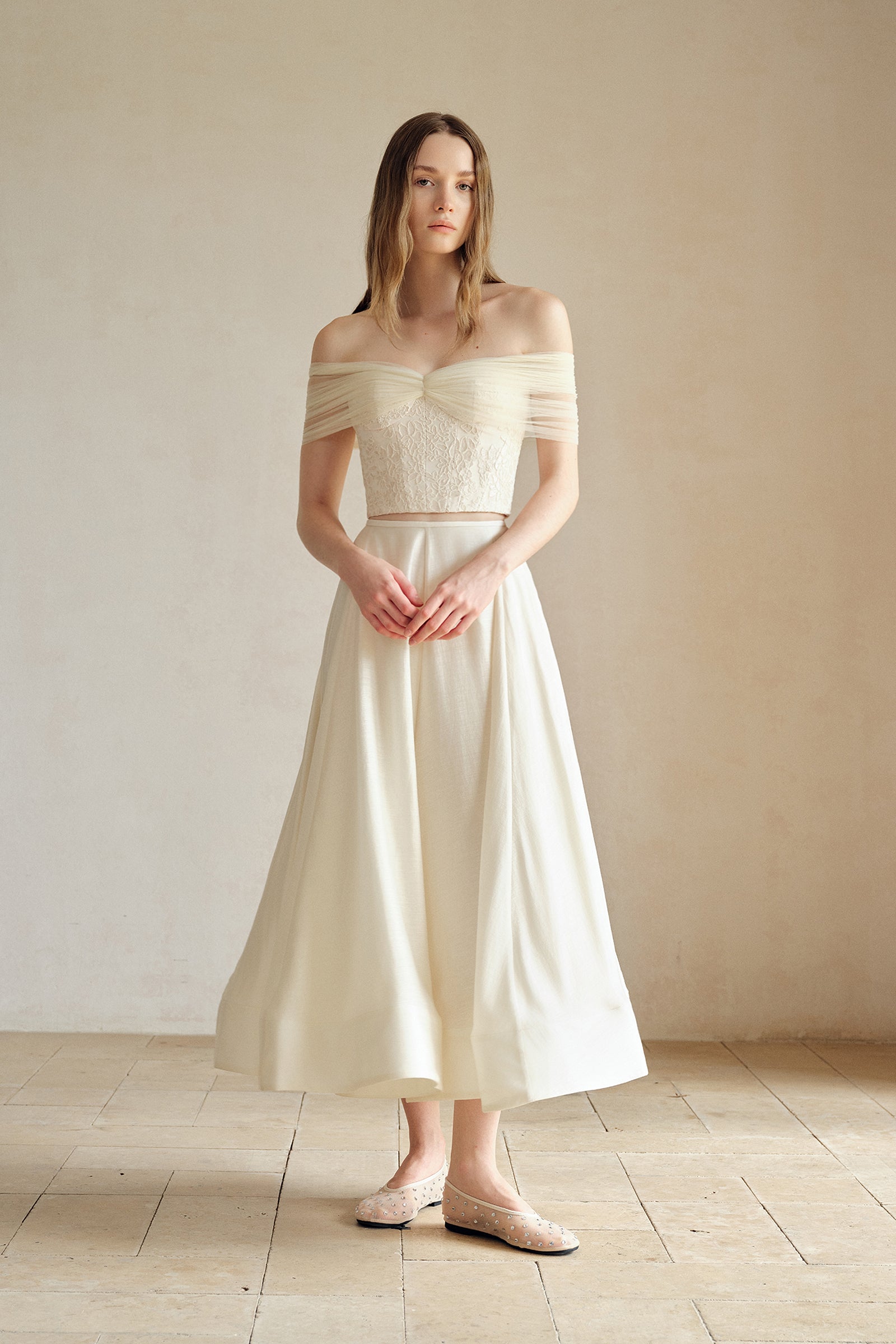 Linea Flare Midi Skirt