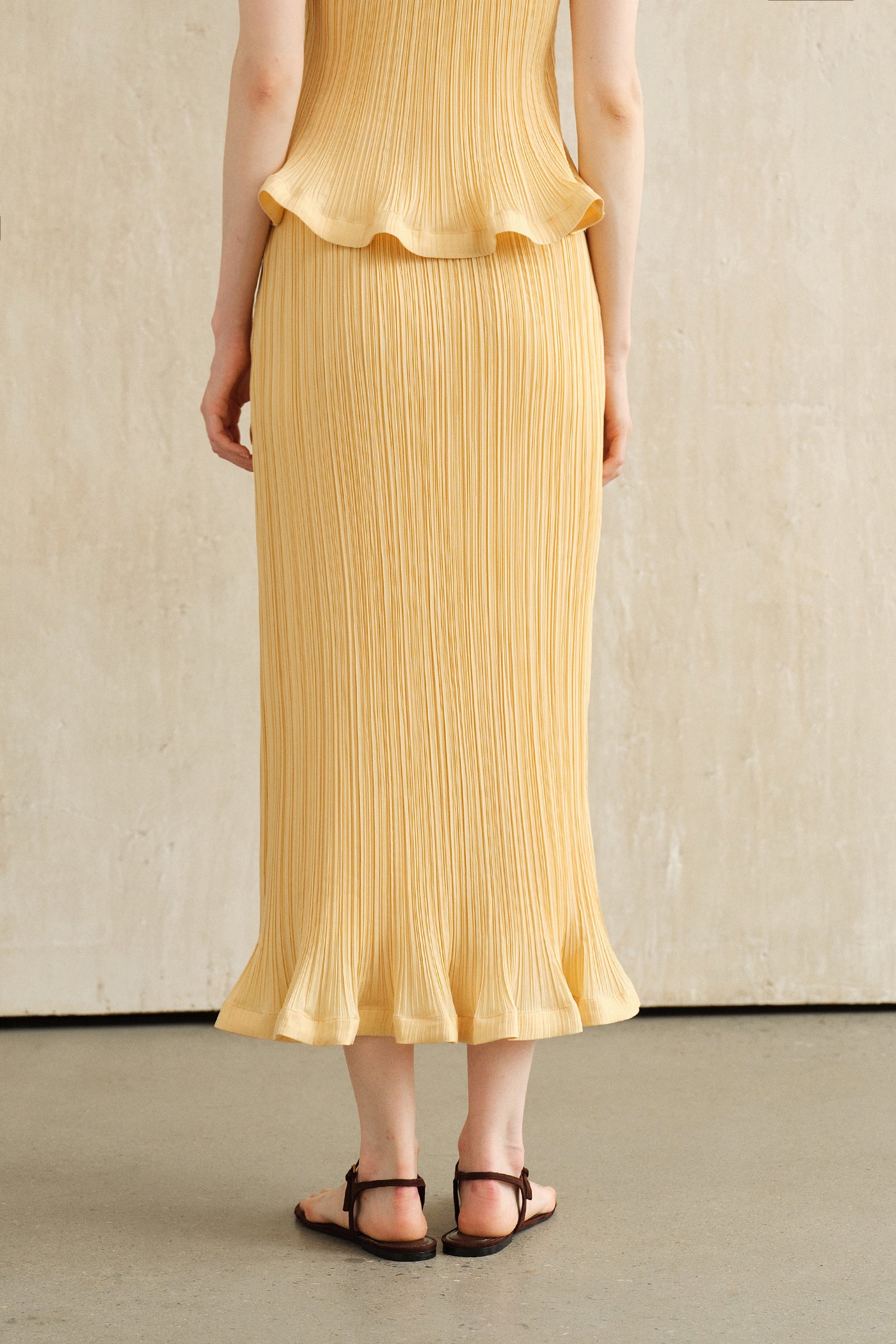Sorra Midi Skirt (Primrose)