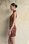 Maya Qipao (Russet)