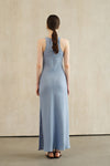Yarra Linen Dress (Flax Blue)