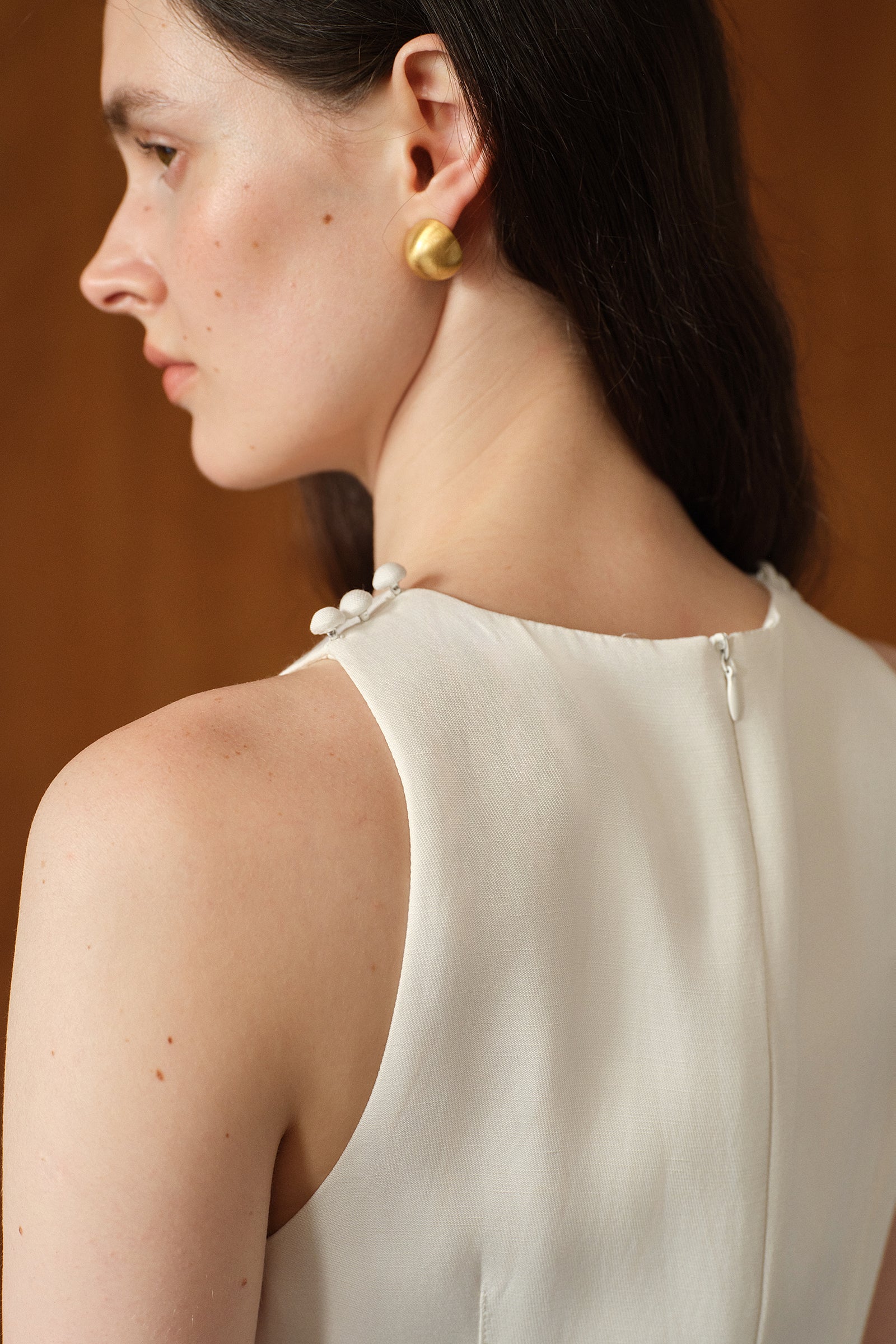 Margo Shift Dress (White)