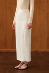 Mara Linen Midi Skirt (White Linen)