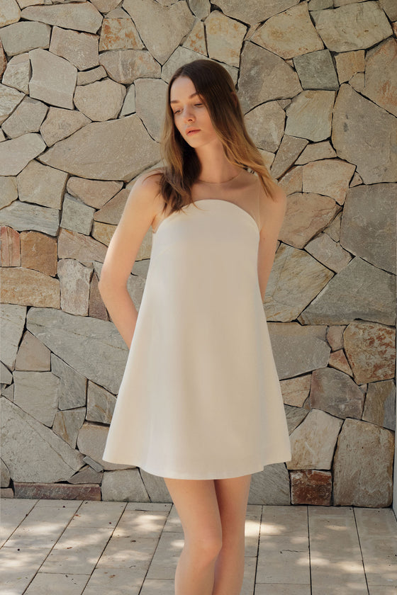 Luna Shift Dress (Snow White)