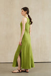Yarra Linen Dress (Bergamot)