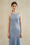 Yarra Linen Dress (Flax Blue)