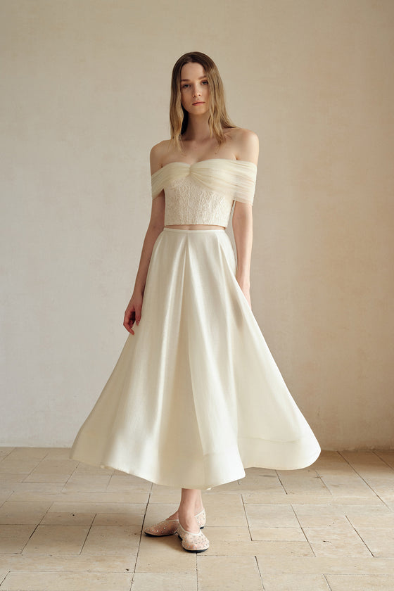 Linea Flare Midi Skirt